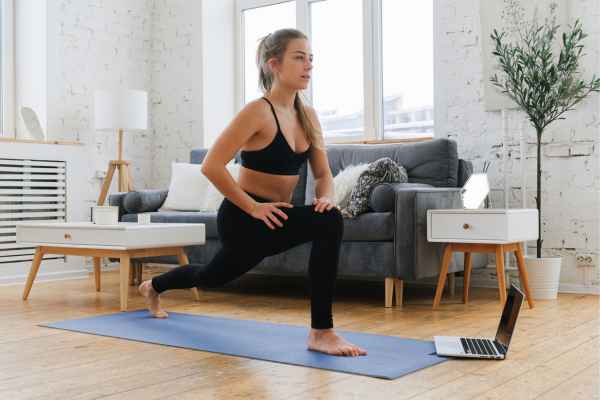 Woman exercising confidently after femiwand treatment Ayr